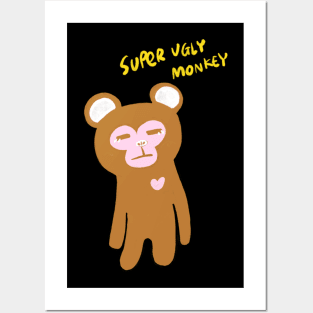 Super Ugly Monkey Posters and Art